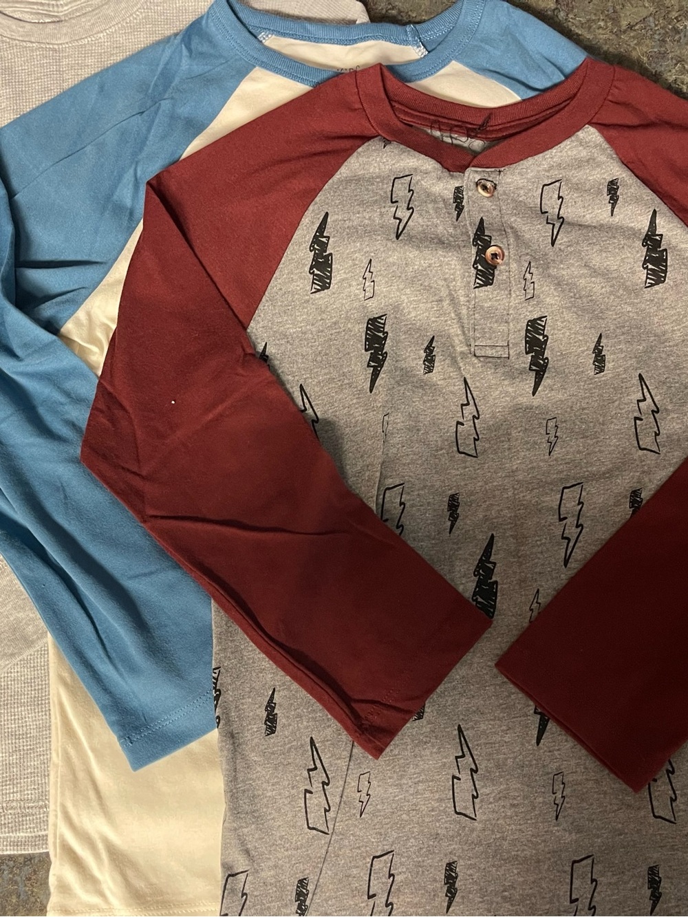 365Kids Henley Long-Sleeve Shirts (set of 3)